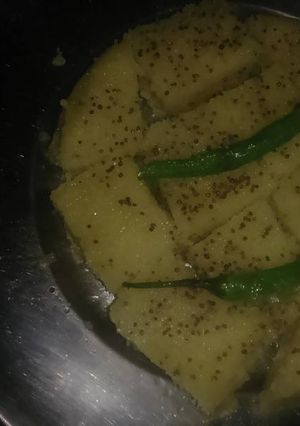 A picture of Dhokla.