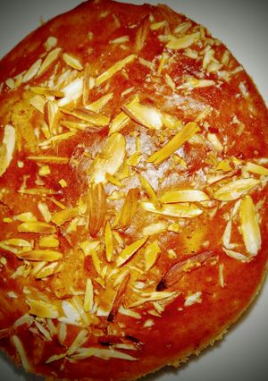 A picture of Carrot almond cake.
