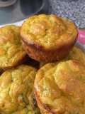 Muffin primavera: zucchine, carota e menta fresca 🍃