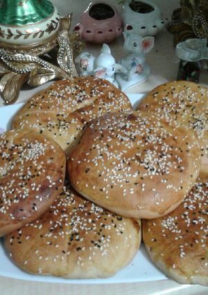 عکسی از دستور نان شیرمال 😜
