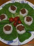My Mum's Meat Miso Onigiri