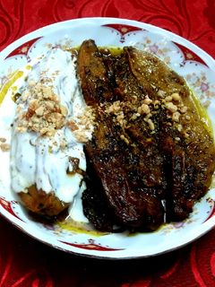 عکسی از دستور کشک و بادمجان