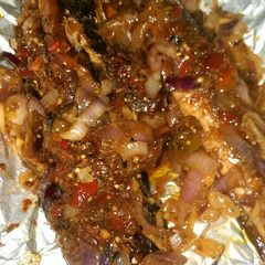 A picture of Roasted fish.