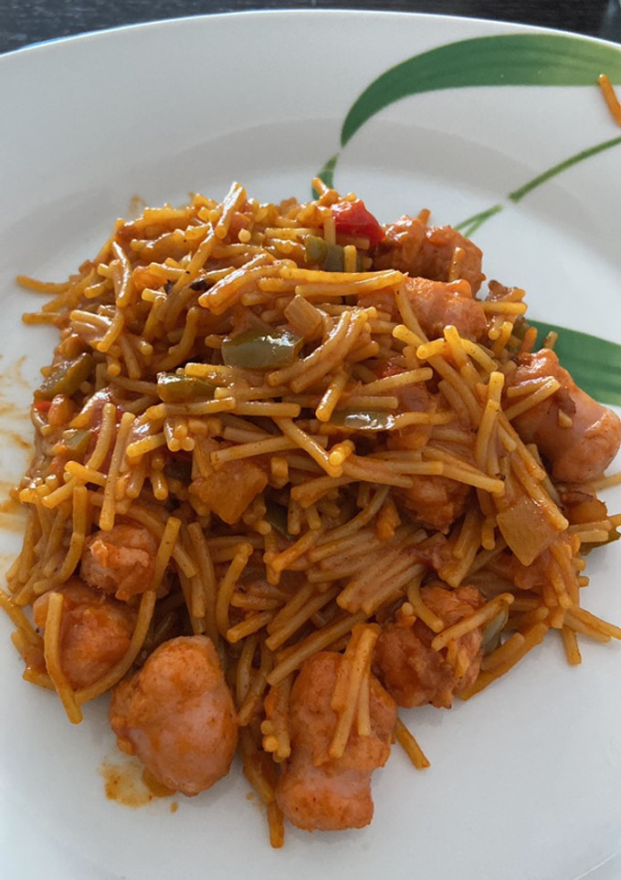 Una foto de Fideos a la cazuela