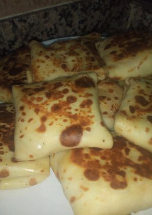 صورة لوصفة كريب مالح بحشوة شوارما
