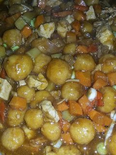 Foto resep Tumis bakso udang campur2