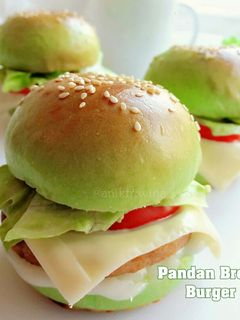 Foto resep PANDAN MILK BUN (eggless)Roti Pandan #beranibaking