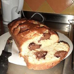 A picture of Nutella Plumcake.