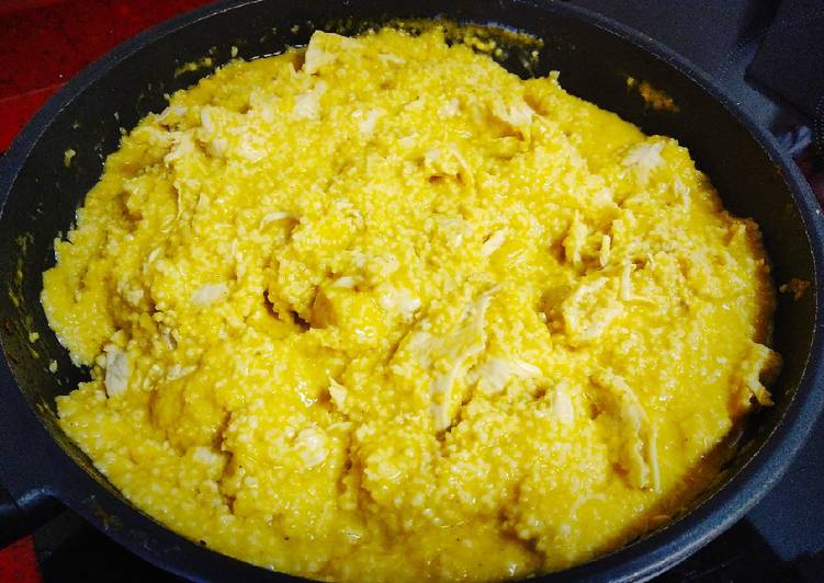 Pollo Al Curry Con Leche De Coco Y Cous Cous Receta De Cocinar Con Fani Cookpad