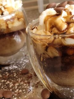 Una foto de Pudín de Café con Nata