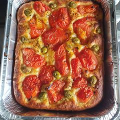 A picture of Grandma's focaccia.
