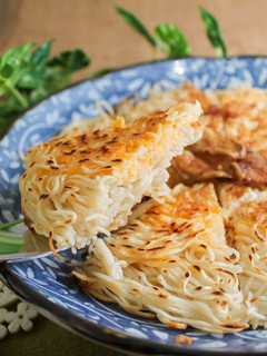 【厚生廚房】麻油薑麵線煎 的食譜成品照片