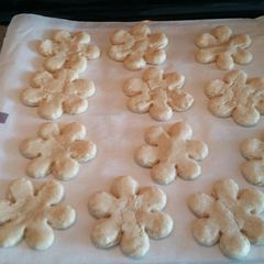 A picture of Cutout Cookies: egg, soy, dairy, & gluten-free. Corn-lite.