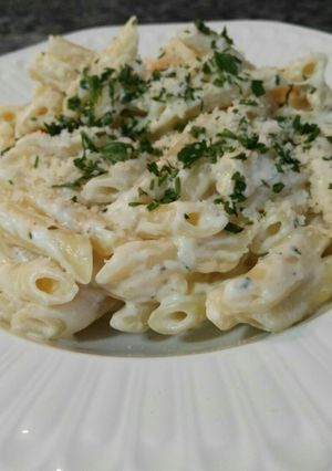 Foto principal de Macarrones con nata y queso