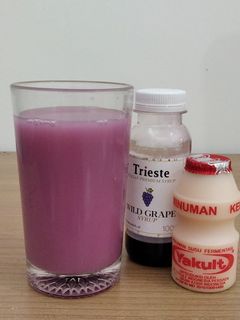 Foto resep Grape Yakult Drink