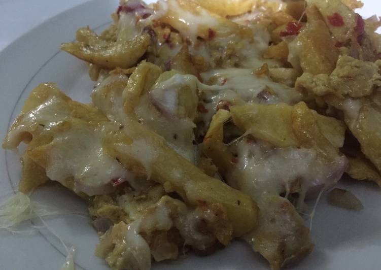 Recipe of Favorite Potatoes omelette cheese