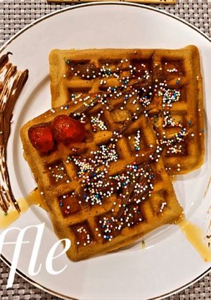 A picture of Chocolate waffles.