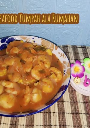 Foto resep Seafood Tumpah ala Rumahan