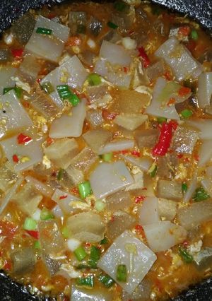 Foto resep Seblak kikil+konyakun