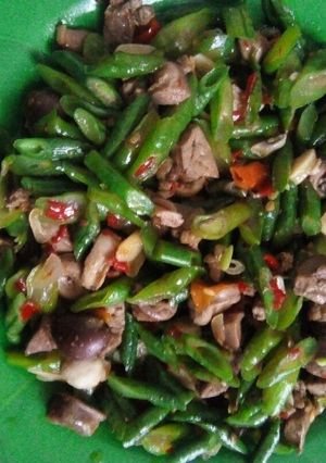 Foto resep Tumis kacang panjang bumbu balado