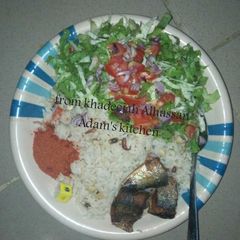 A picture of Shinkafa da wake.