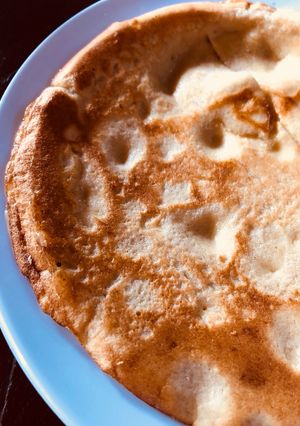 Una foto de Waffle o panqueque fit, sin TACC, apto celiacos, ideal para el desayuno o merienda