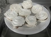 Una foto de merengue común