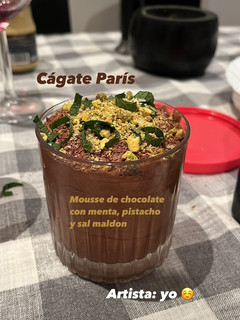 Una foto de Mousse de Chocolate