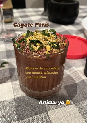 Una foto de Mousse de Chocolate