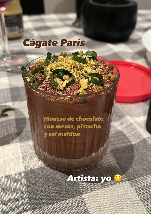 Una foto de Mousse de Chocolate