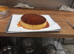 Una foto de Flan casero