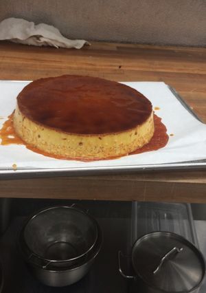 Una foto de Flan casero