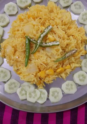 A picture of Corn Rice.