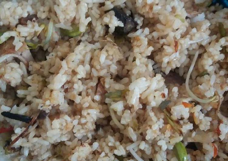 Nasgor pete dan ati ayam