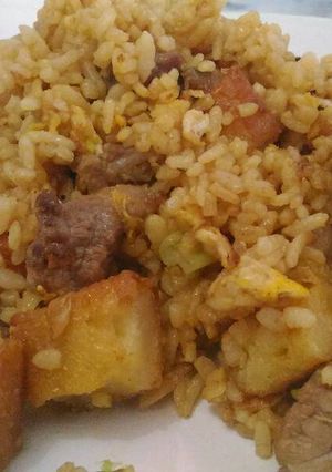 Foto resep Nasi Goreng Babi plus Kekian (Non Halal)