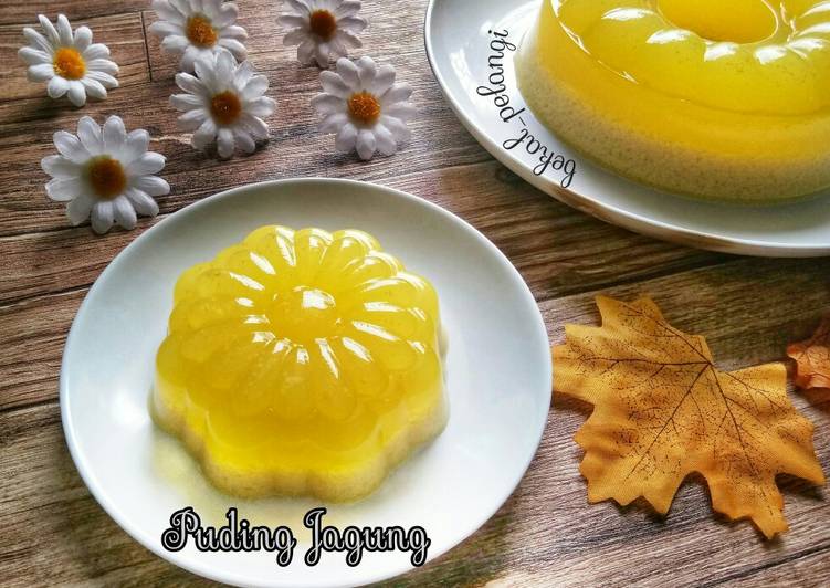 Bagaimana Menyajikan Puding Jagung yang Enak