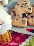 🎅Cookies festivas con base de arándanos, chocolate y avellanas