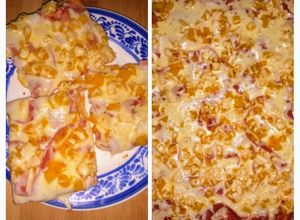 Una foto de Pizza Hawaiana