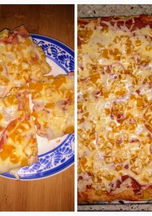 Una foto de Pizza Hawaiana