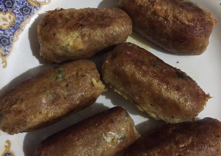 Recipe of Perfect Mutton vegetables shami kabab