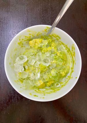 Hình của món Bơ dằm sữa.