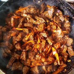 Oregano garlic beef liver A picture of Oregano garlic beef liver.