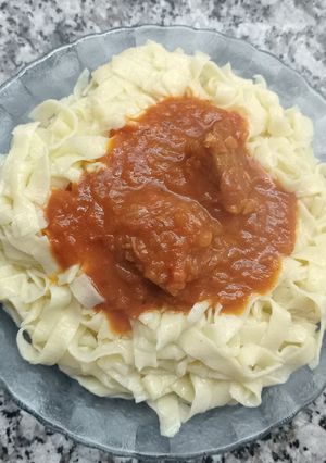 Una foto de Pastas con Harina de Almendras 🍝 (Leer descripción)