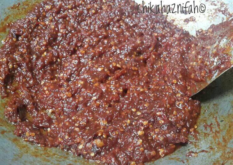 Cara Gampang Menyiapkan Sambal Terasi Medium Hot Anti Gagal