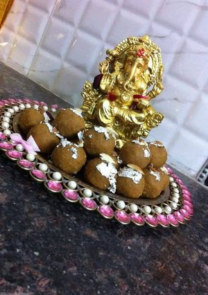 A picture of SAttu ladoo.