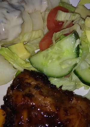 A picture of Simple green salad.