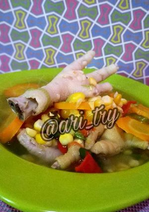 Foto resep Soup Jagung Manis Ceker
