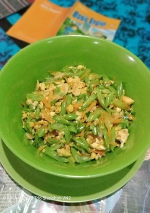 Foto resep Tumis buncis orak Arik telur
