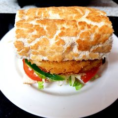 A picture of My Cordon Bleu Sandwich 😁.