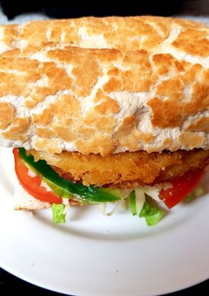 A picture of My Cordon Bleu Sandwich 😁.